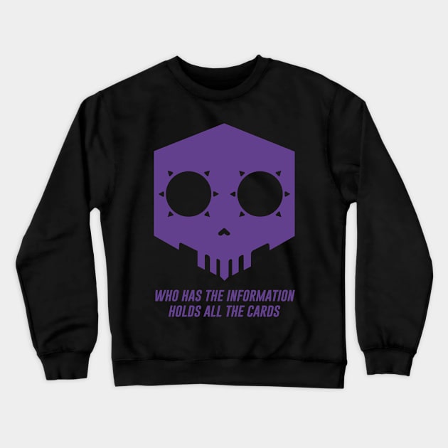 Overwatch - Sombra Crewneck Sweatshirt by conshapeveg